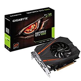 【中古】Gigabyte GeForce GTX 1080 Mini ITX 8G グラフィックカード (GV-N1080IX-8GD)
