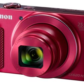 【中古】【1ヶ月保証】キヤノン Canon PowerShot SX620 HS レッド 光学25倍ズーム PSSX620HSRE Wi-Fi対応