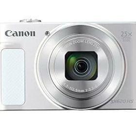 【中古】Canon コンパクトデジタルカメラ PowerShot SX620 HS ホワイト 光学25倍ズーム/Wi-Fi対応 PSSX620HSWH