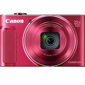 【中古】【39shop】Canon★コンパクトデジタルカメラ PowerShot SX620 HS レッド 光学25倍ズーム/Wi-Fi対応 PSSX620HSRE（良い）