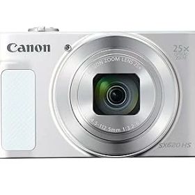 【中古】【39shop】Canon★コンパクトデジタルカメラ PowerShot SX620 HS ホワイト 光学25倍ズーム/Wi-Fi対応 PSSX620HSWH（良い）