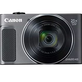 【中古】(非常に良い)Canon キヤノン コンパクトデジタルカメラ PowerShot SX620HS ブラック 光学25倍ズーム PSSX620HS(BK)