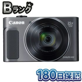 【中古】 整備済み品 Canon PowerShot SX620 HS ブラック PSSX620HSBK 本体 コンデジ 光学25倍ズーム Wi-Fi 2020万画素 徹底除菌清掃済 高品質 送料無料 翌日配送 中古 キャノン パワーショット ぱわーしょ