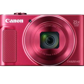 【中古】【整備済み品】 Canon コンパクトデジタルカメラ PowerShot SX620 HS レッド 光学25倍ズーム/Wi-Fi対応 PSSX620HSRE