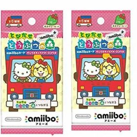 【24時間限定クーポン配布中】とびだせ どうぶつの森 amiibo＋ amiiboカード 【サンリオキャラクターズコラボ】 2パック
