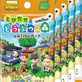 ラッピング対応 5パック とびだせどうぶつの森 amiiboカード あつ森 アミーボカード