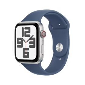 【未使用】Apple Apple Watch SE2 44mm Cellular シルバーアルミニウムケース/デニムスポーツバンド (M/L) MXGQ3J/A【柏】保証期間3ヶ月