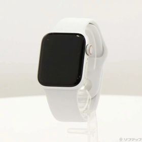 【中古】Apple(アップル) Apple Watch SE 第2世代 GPS + Cellular 40mm シルバーアルミニウムケース ホワイトスポーツバンド 【251-ud】