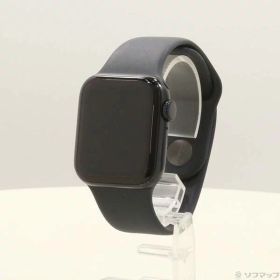【中古】Apple(アップル) Apple Watch SE 第2世代 GPS 40mm ミッドナイトアルミニウムケース ミッドナイトスポーツバンド 【198-ud】