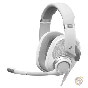 EPOS エポス H6Pro ヘッドフォン マイク付きオープンアコースティックゲーミングヘッドセット 軽量で快適なデザイン Xbox PS4 PS5 PCヘッドセット ホワイト