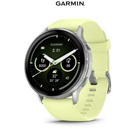 Garmin ガーミン Venu 4 45mm Silver / Citron フィットネスGPSウォッチ