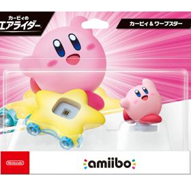 【新品】amiibo カービィ＆ワープスター（カービィのエアライダーシリーズ）【送料別。宅配便】