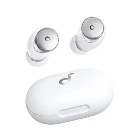 【中古】（新古品） Anker Soundcore Space A40（完全ワイヤレスイヤホン）【最大50時間再生 / 小型軽量 / ウルトラノイズキャンセリング 2.0 / ハイレゾ / LDAC / マルチポイント対応 / ワイヤレス充電 / 外音取り込み / マイク内蔵 / PSE技術基準適合】 ホワイト