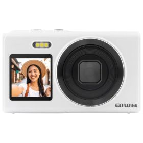 AIWA JA5-DCM0003(WH) ホワイト aiwa cam DCB-2 [コンパクトデジタルカメラ (1600万画素)]