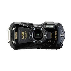 PENTAX WG-90 [ブラック] コンパクトデジタルカメラ 防水 防塵 耐衝撃 タフ 現場