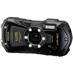 【長期保証付】ペンタックス PENTAX WG-90 ブラック 防水コンパクトデジタルカメラ WG90BK