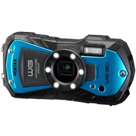 【長期保証付】ペンタックス PENTAX WG-90 ブルー 防水コンパクトデジタルカメラ WG90BLU