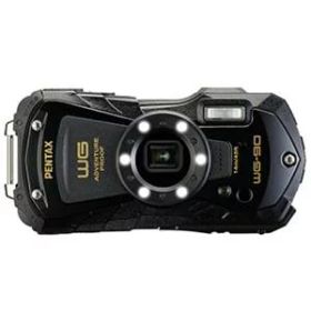 PENTAX WG-90 ブラック 本格防水デジタルカメラ 14m防水 (連続2時間) 1.6m耐衝撃 防塵 -10°C耐寒 アウトドアで活躍するタフネスボディ CALSモード搭載で 現場記録など幅広いビジネスシーンで活躍