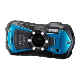リコー コンパクトデジタルカメラ PENTAX WG-90-BL ブルー ペンタックス 本格防水 耐衝撃 防塵 耐寒 タフネスボディ 広角 望遠 光学5倍ズーム 高画質 接写 マクロ撮影【送料無料】【KK9N0D18P】