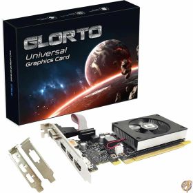 GeForce GT 730 グラフィックボード，4GB，DDR3，64ビット、PCI Express X8、DirectX12、2X HDMI、ロープロファイル、PC、SFF、およびHTPC用のエントリーレベルGPU、Windows 11と互換性があります