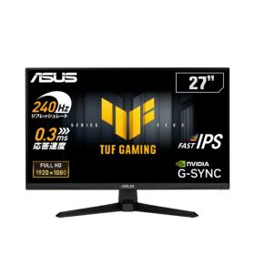 【エントリーで最大全額ポイント還元｜8/11まで】 ASUS｜エイスース ゲーミングモニター TUF Gaming ブラック VG279QM5A [27型 /フルHD(1920×1080) /ワイド /240Hz]