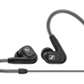 ゼンハイザー Sennheiser イヤホン 有線 IE 300 ブラック ダイナミック カナル型 オーディオファイル MMCX 高遮音性 【国内正規品】