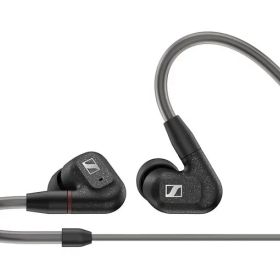 ゼンハイザー Sennheiser イヤホン 有線 IE 300 ブラック ダイナミック カナル型 オーディオファイル MMCX 高遮音性 【国内正規品】