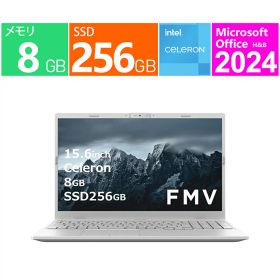 富士通 ノートパソコン 15.6 型(インチ) FMV Lite 3515/J3 FMV3515J3W インテル Celeron 7305(Alder Lake) 5コア メモリ：8GB SSD：256GB Windows 11 Home Office付き 展示品