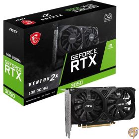 MSI GeForce RTX 3050 VENTUS 2X 6G OC (6GB GDDR6/PCI Express 4.0/1492MHz/14000MHz)