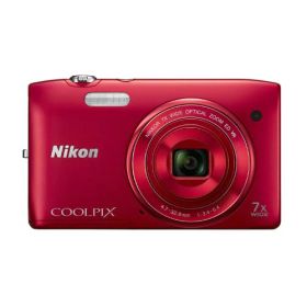 【中古】Nikon デジタルカメラ COOLPIX S3500 光学7倍ズーム 有効画素数 2005万画素 ラズベリーレッド S3500RD