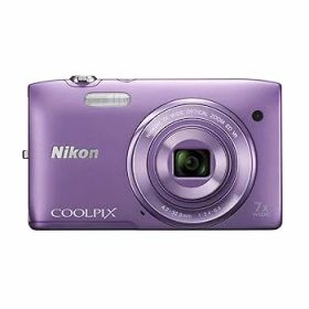 【中古】【39shop】Nikon★デジタルカメラ COOLPIX S3500 光学7倍ズーム 有効画素数 2005万画素 オーキッドパープル S3500PP（非常に良い）