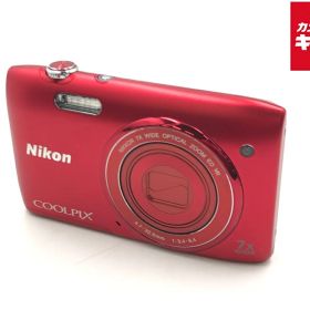 【中古】 【並品】 ニコン COOLPIX S3500 RD ラズベリーレッド 【コンパクトデジタルカメラ】