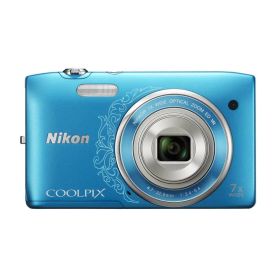 【中古】Nikon デジタルカメラ COOLPIX S3500 光学7倍ズーム 有効画素数 2005万画素 オリエンタルブルー S3500DBL当店保証30日間 人気モデル 高画質 売れ筋