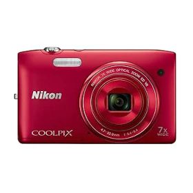 【中古】(非常に良い)Nikon デジタルカメラ COOLPIX S3500 光学7倍ズーム 有効画素数 2005万画素 ラズベリーレッド S3500RD