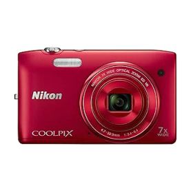 【中古】［非常に良い］Nikon デジタルカメラ COOLPIX S3500 光学7倍ズーム 有効画素数 2005万画素 ラズベリーレッド S3500RD