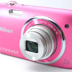 【中古】【1ヶ月保証】 ニコン Nikon デジタルカメラ COOLPIX S3500 光学7倍ズーム 有効画素数 2005万画素 ストロベリーピンク S3500PK