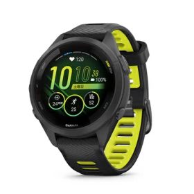【中古】（新古品）GARMIN（ガーミン）GPSランニングウォッチ Forerunner 265S Music Black 【日本正規品】