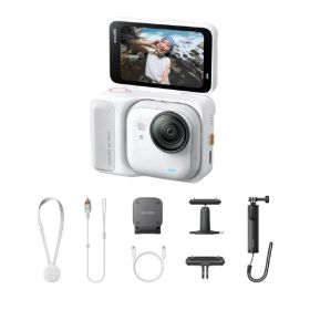 insta360 GO Ultra 4K ウェアラブルカメラ クリエイターバンドル アークティックホワイト CINSABEA-GOULTRA05 [CINSABEAGOULTRA05]