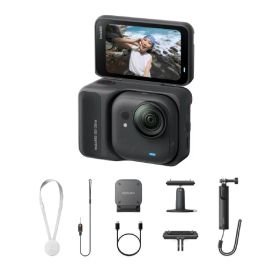 insta360 GO Ultra 4K ウェアラブルカメラ クリエイターバンドル ミッドナイトブラック CINSABEA-GOULTRA06 [CINSABEAGOULTRA06]