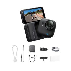 Insta360 GO Ultra ランニングキット ミッドナイトブラック- ポケットから世界が変わる