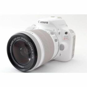 【中古】 Canon EOS Kiss X7 レンズキット ホワイト★極上美品★ ストラップ付き 当店保証30日間 人気 ミラーレス 一眼レフ 交換レンズ カメラ