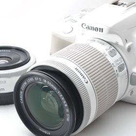 【中古】【1ヶ月保証】 キヤノン Canon EOS kiss X7 ダブルレンズキット ホワイト
