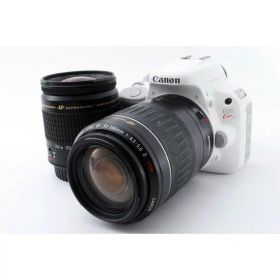 【中古】キヤノン Canon EOS Kiss X7 ダブルズームセット ホワイト 美品 ストラップ付き当店保証30日間 人気モデル 高画質 売れ筋