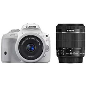 【中古】Canon デジタル一眼レフカメラ EOS Kiss X7(ホワイト) ダブルレンズキット EF-40mm F2.8 STM(ホワイト) EF-S18-55mm F3.5-5.6 IS STM付属 KISSX7