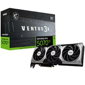 【中古】MSI(エムエスアイ) GeForce RTX 5070 Ti 16G VENTUS 3X OC 【377-ud】