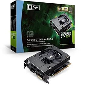 【中古】 ELSA NVIDIA GeForce グラフィックボード GTX650 1GB VD4890 GD650-1GERX2