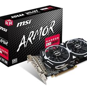 【中古】【39shop】MSI★Radeon RX 580 ARMOR 8G OC グラフィックスボード VD6879（良い）
