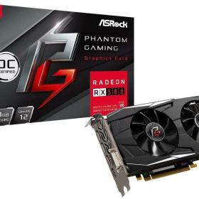 【中古】【非常に良い】ASRock AMD Radeon RX580 搭載 グラフィックボード Phantom gaming モデル PG D Radeon RX580 8G OC