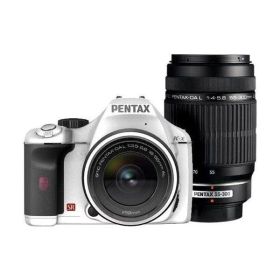 【中古】 ペンタックス PENTAX K-x ダブルズームキットホワイト 当店保証30日間 人気 ミラーレス 一眼レフ 交換レンズ カメラ