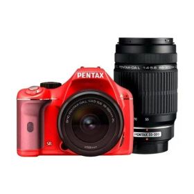 【中古】ペンタックス PENTAX K-x ダブルズームキット レッド レッド/ピンク カメラ 中古 人気 おすすめ 高画質